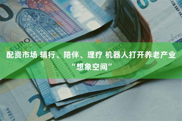 配资市场 辅行、陪伴、理疗 机器人打开养老产业“想象空间”