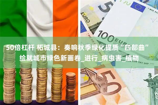50倍杠杆 柘城县：奏响秋季绿化提质“四部曲” 绘就城市绿色新画卷_进行_病虫害_植物