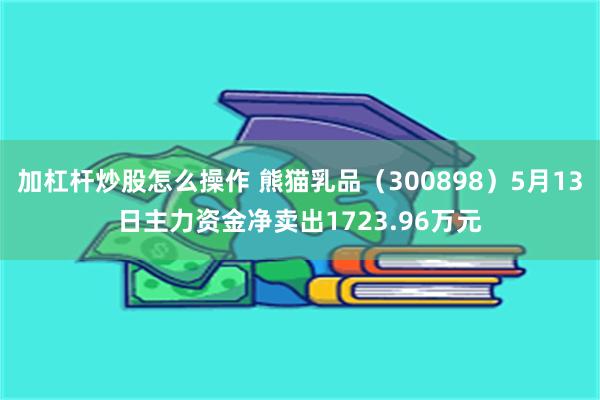 加杠杆炒股怎么操作 熊猫乳品（300898）5月13日主力资金净卖出1723.96万元