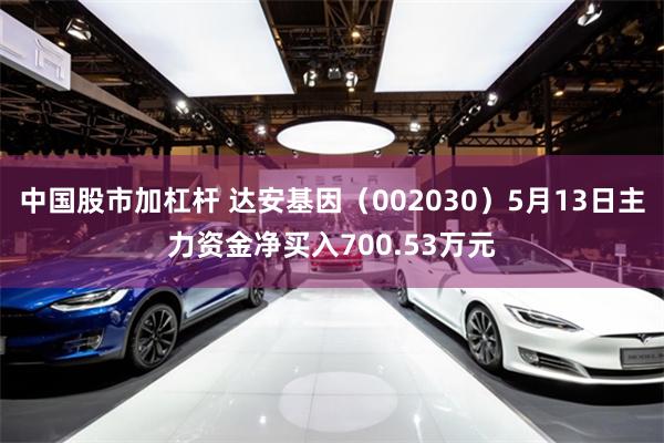 中国股市加杠杆 达安基因（002030）5月13日主力资金净买入700.53万元