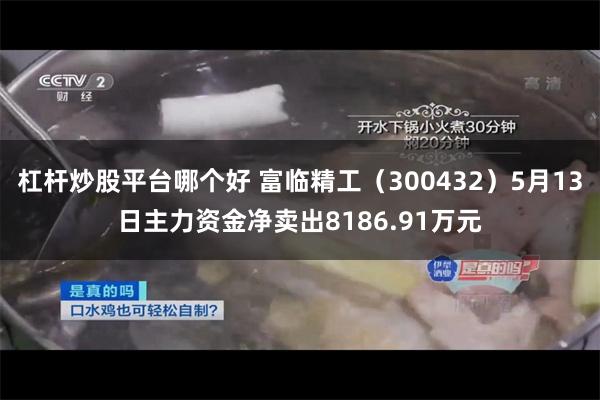 杠杆炒股平台哪个好 富临精工（300432）5月13日主力资金净卖出8186.91万元