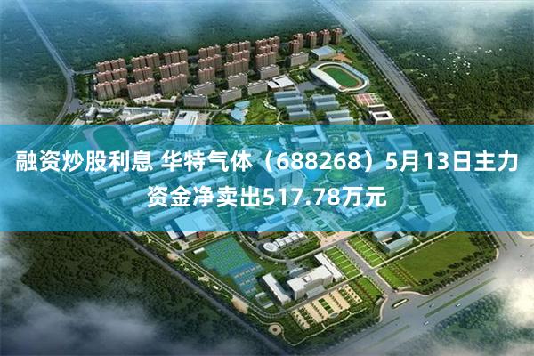 融资炒股利息 华特气体（688268）5月13日主力资金净卖出517.78万元