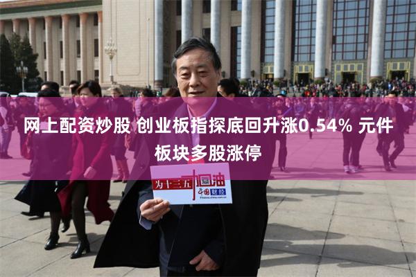 网上配资炒股 创业板指探底回升涨0.54% 元件板块多股涨停