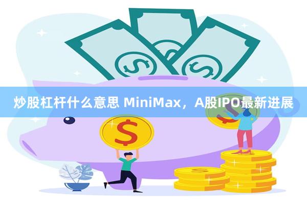 炒股杠杆什么意思 MiniMax，A股IPO最新进展