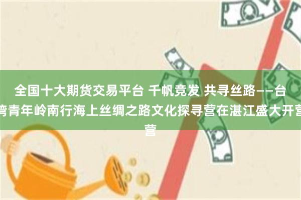 全国十大期货交易平台 千帆竞发 共寻丝路——台湾青年岭南行海上丝绸之路文化探寻营在湛江盛大开营