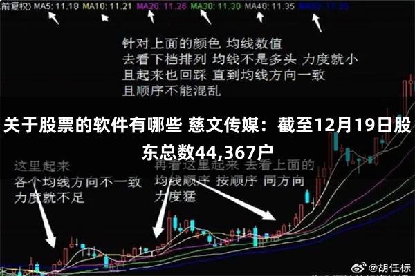 关于股票的软件有哪些 慈文传媒:截至12月19日股东总数44,367户