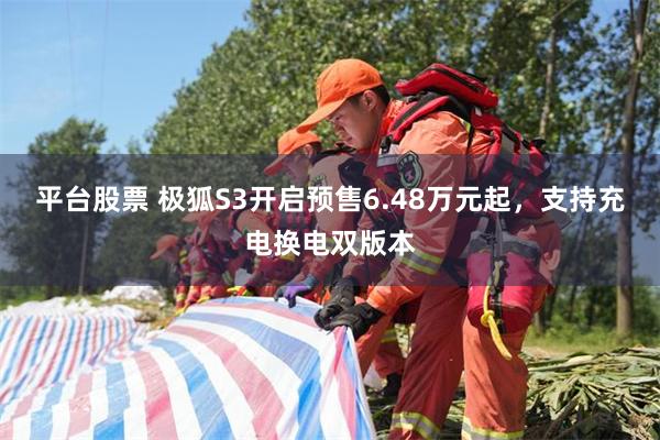 平台股票 极狐S3开启预售6.48万元起，支持充电换电双版本