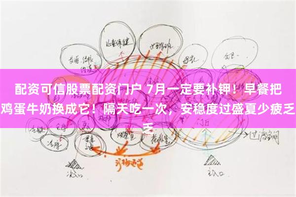 配资可信股票配资门户 7月一定要补钾！早餐把鸡蛋牛奶换成它！隔天吃一次，安稳度过盛夏少疲乏
