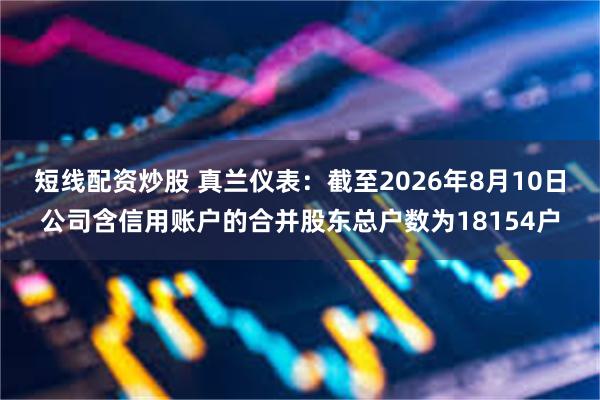 短线配资炒股 真兰仪表:截至2026年8月10日公司含信用账户的合并股东总户数为18154户